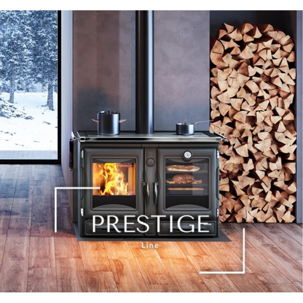 Itāļu malkas plīts La Nordica Alaska, 12.0kW | Malkas plītis |  |