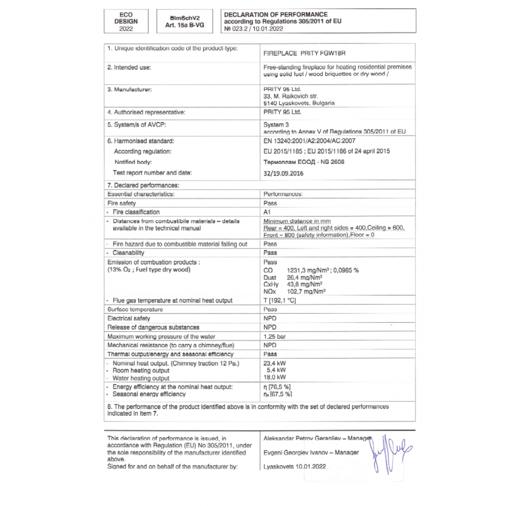 Malkas krāsns ar centrālapkuri ar cepeškrāsni Prity FG W18 R, 23.4kW | Malkas krāsnis ar centrālapkuri | Malkas krāsnis |