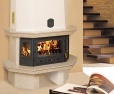 Central apkures kamīnu kurtuves