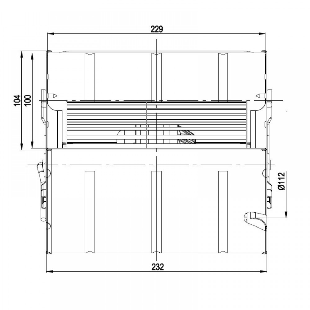 Centrbēdzes ventilators EBM granulu krāsnīm Edilkamin, Karmek One, Citi plūsma 590 m³/h | Ventilatori un pūtēji | Granulu krāsns daļas |