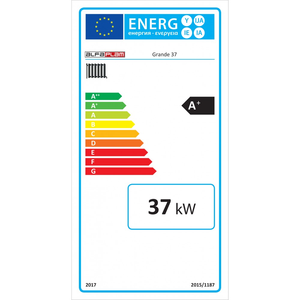 Granulu katls Alfa Plam Grande 37, 37 kW | Granulu katli | Granulas |