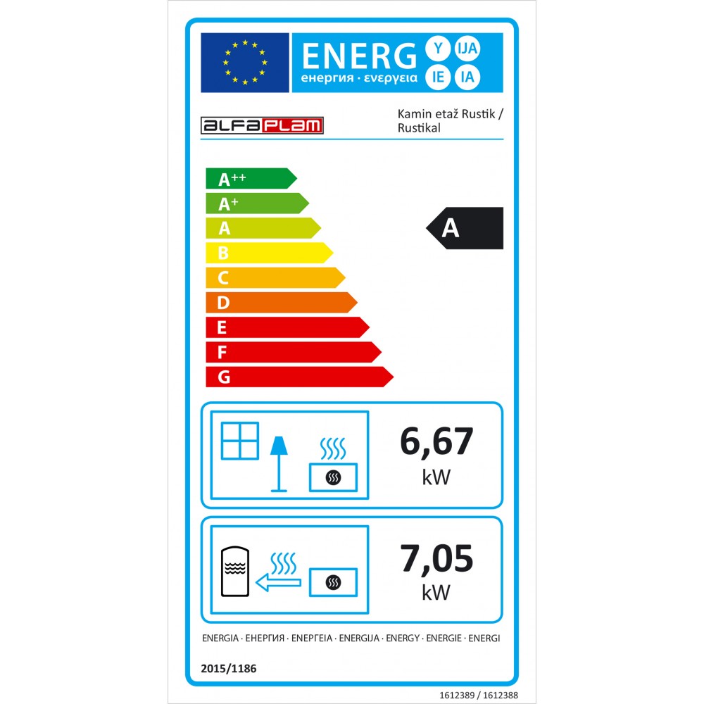 Malkas krāsns ar centrālapkuri Alfa Plam Rustikal E, 14kW | Malkas krāsnis ar centrālapkuri | Malkas krāsnis |