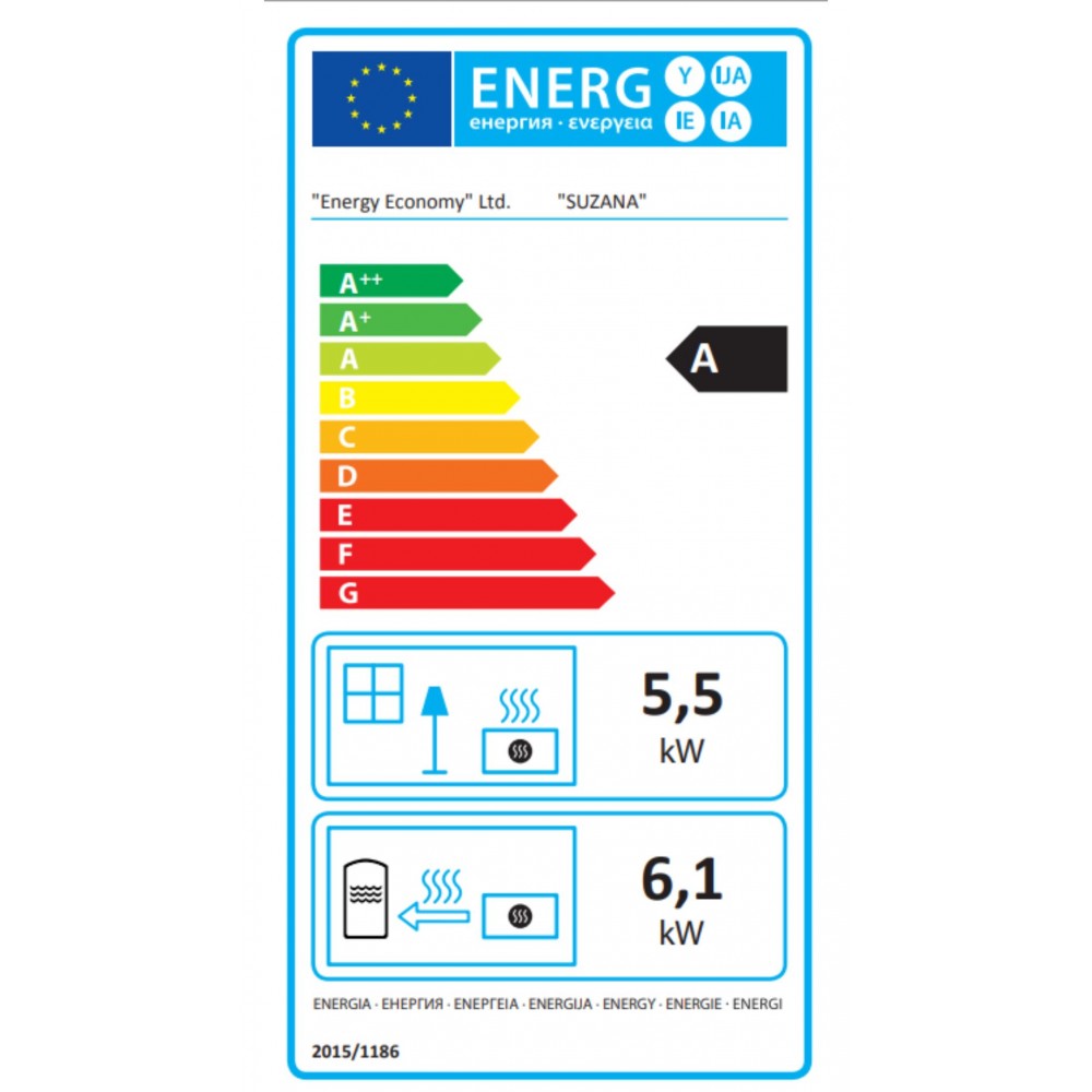 Malkas krāsns ar centrālapkuri ar cepeškrāsni Balkan Energy Suzana Ceramic, 11.6kW - 13.43kW | Malkas krāsnis ar centrālapkuri | Malkas krāsnis |