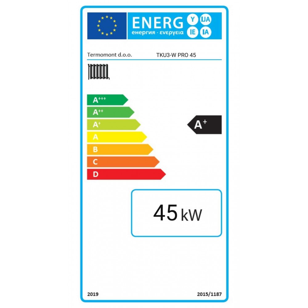 Malkas apkures katls Termomont TKU3-W PRO, 40 kW | Malkas apkures katli | Malka |