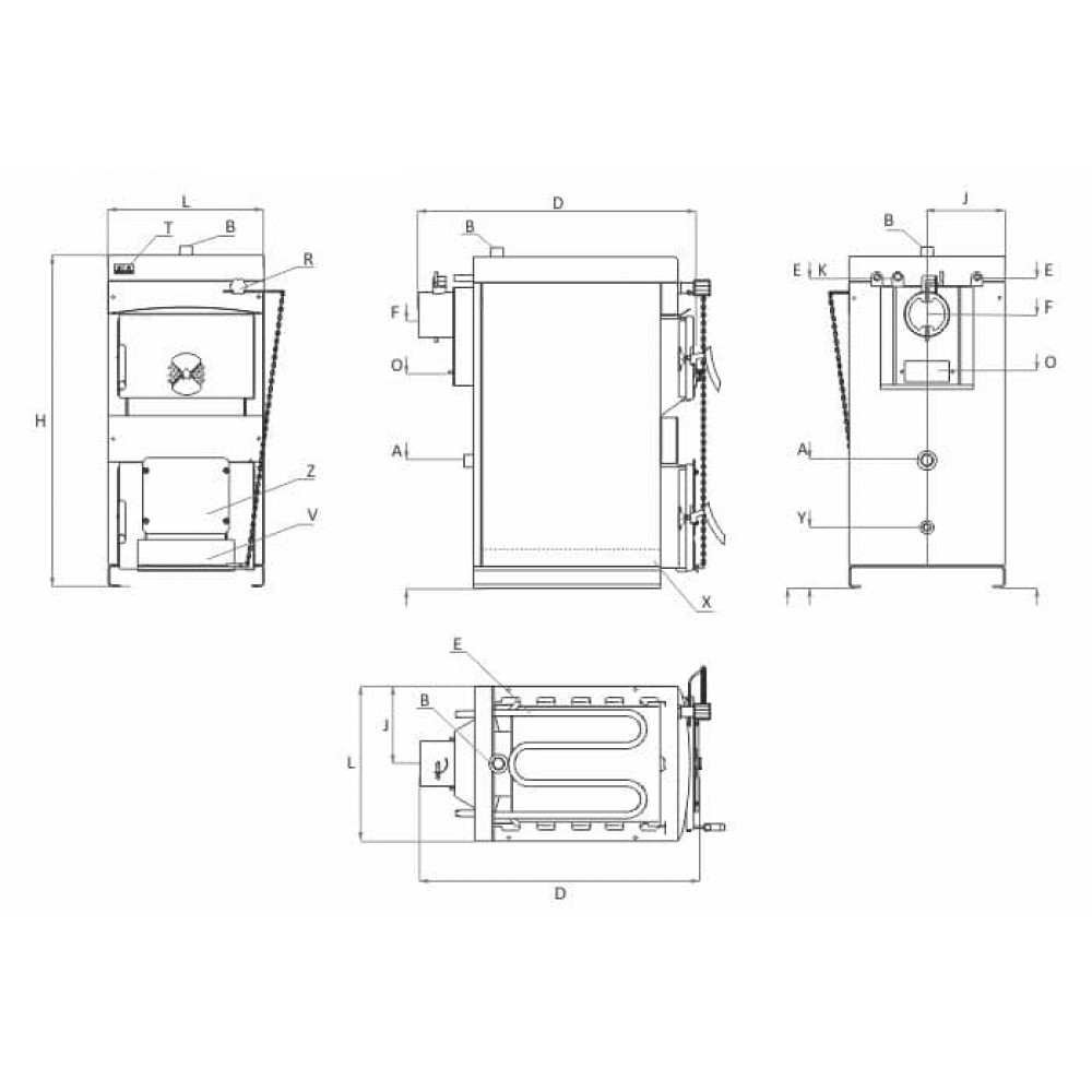 Malkas apkures katls BURNiT NWB 25, 20kW | Malkas apkures katli |  |