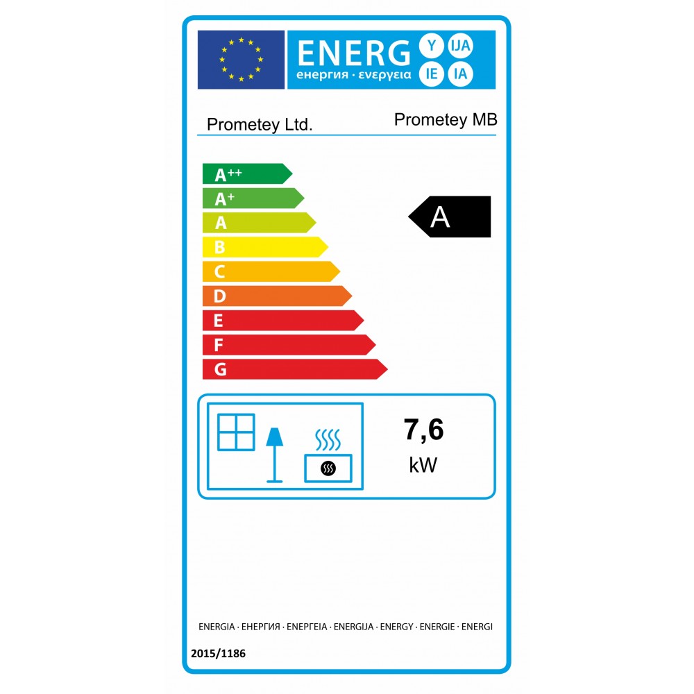 Malkas krāsns Prometey “Metal top”, 7.6kW | Malkas krāsnis |  |