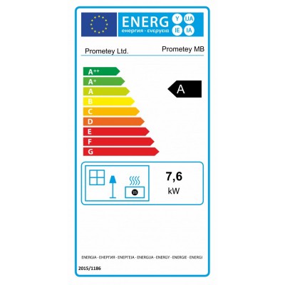 Malkas krāsns Prometey “Metal top”, 7.6kW - Malkas krāsnis
