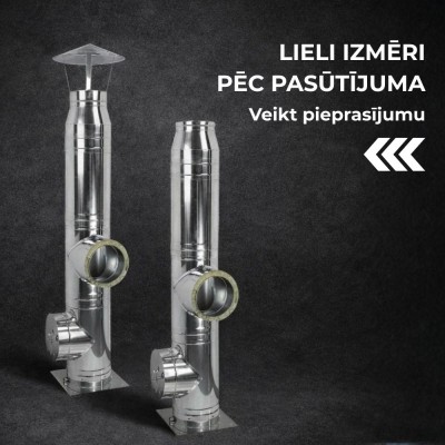 Liela izmēra skursteņu dūmvadi pēc individuāla pasūtījuma - Dūmvadi