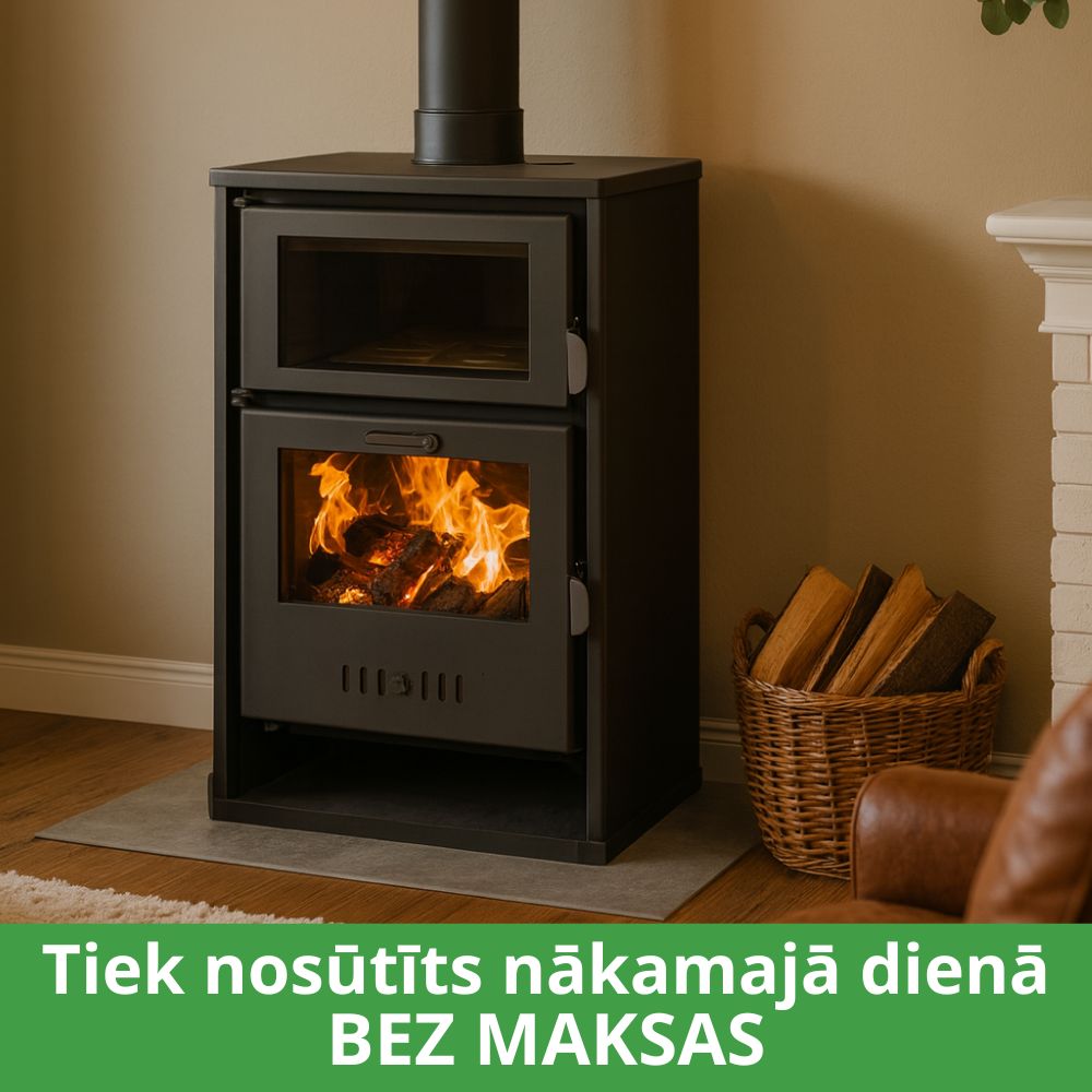 Malkas krāsns ar centrālapkuri ar cepeškrāsni Balkan Energy Suzana, 11.6kW - 17.5kW Malkas krāsns ar centrālapkuri ar cepeškrāsni Balkan Energy Suzana, 11.6kW - 17.5kW