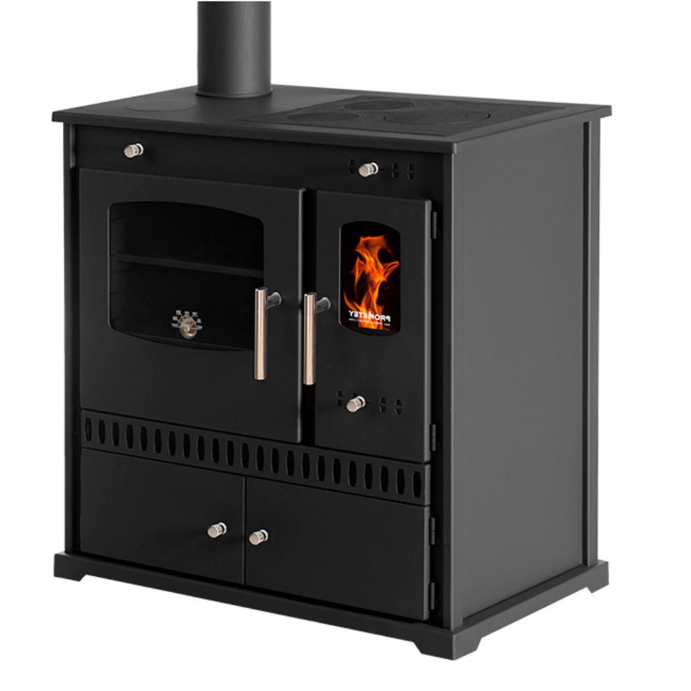 Malkas plīts Prometey Perfect Eco ar kreiso dūmvadu, 7kW |  |  |