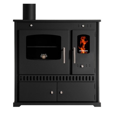 Malkas plīts Prometey Perfect Eco ar kreiso dūmvadu, 7kW - Malkas krāsnis
