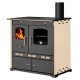 Malkas plīts Prometey Perfect Eco Lux ar labo dūmvadu, ziloņkauls, 7.5kW |  |  |