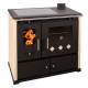 Malkas plīts Prometey Perfect Practik Lux ar keramisko plīti, labo dūmvadu, ziloņkaula, 9.5kW |  |  |