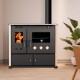 Malkas plīts Prometey Perfect Practik Lux ar keramisko plīti, labo dūmvadu, ziloņkaula, 9.5kW |  |  |