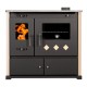 Malkas plīts Prometey Perfect Practik Lux, ziloņkauls, labais dūmvads, 9.5kW |  |  |