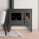 Malkas plīts Prometey Retro Eco ar kreiso dūmvadu, 7kW |  |  |