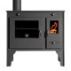 Malkas plīts Prometey Retro Eco ar kreiso dūmvadu, 7kW |  |  |