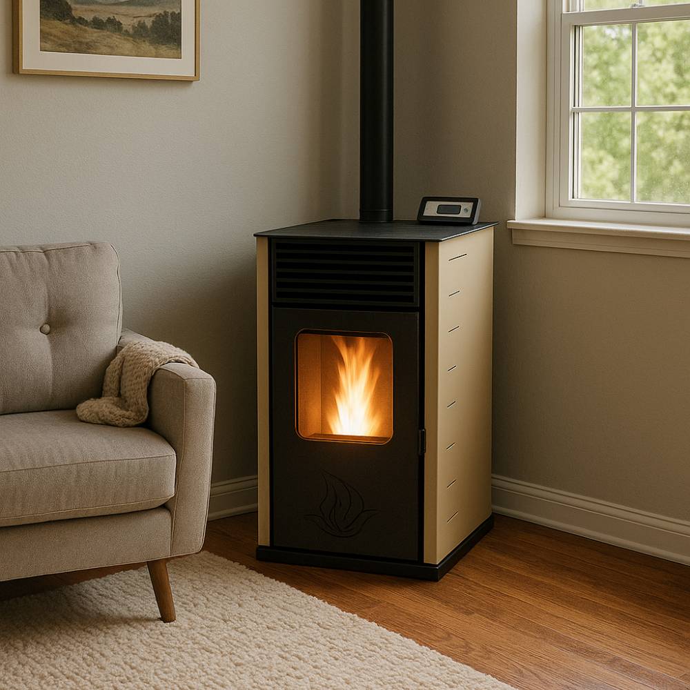 Granulu kamīns Mytherm Angela TA 16 bēša, 16kW | Granulu kamīni ar gaisa apkuri Granulu kamīns Mytherm Angela TA 16 bēša, 16kW | Granulu kamīni ar gaisa apkuri | Granulu kamīni |