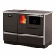 Centrālapkures granulu plīts Alfa Plam Alfa Term 20 Pellet, Antracīts, 20 kW | Granulu plītis | Granulas |