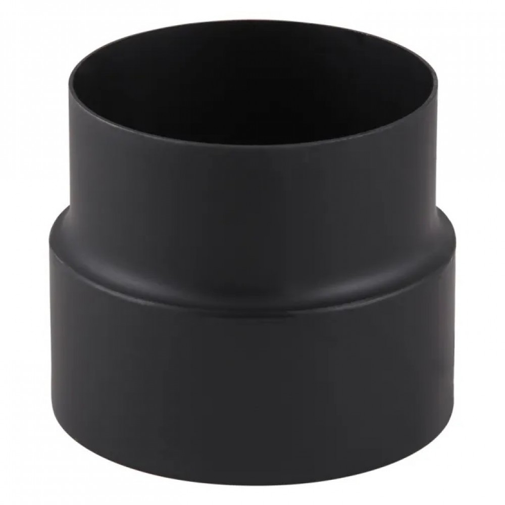 Dūmvadu adapteris PARKANEX, Тērauds, Мelns, Ø120-130, Biezums 2mm | Dūmvadu caurules | Skursteņi |