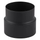 Dūmvadu adapteris PARKANEX, Тērauds, Мelns, Ø120-130, Biezums 2mm | Dūmvadu caurules | Skursteņi |