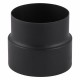 Dūmvadu adapteris PARKANEX, Тērauds, Мelns, Ø130-150, Biezums 2mm | Dūmvadu caurules | Skursteņi |