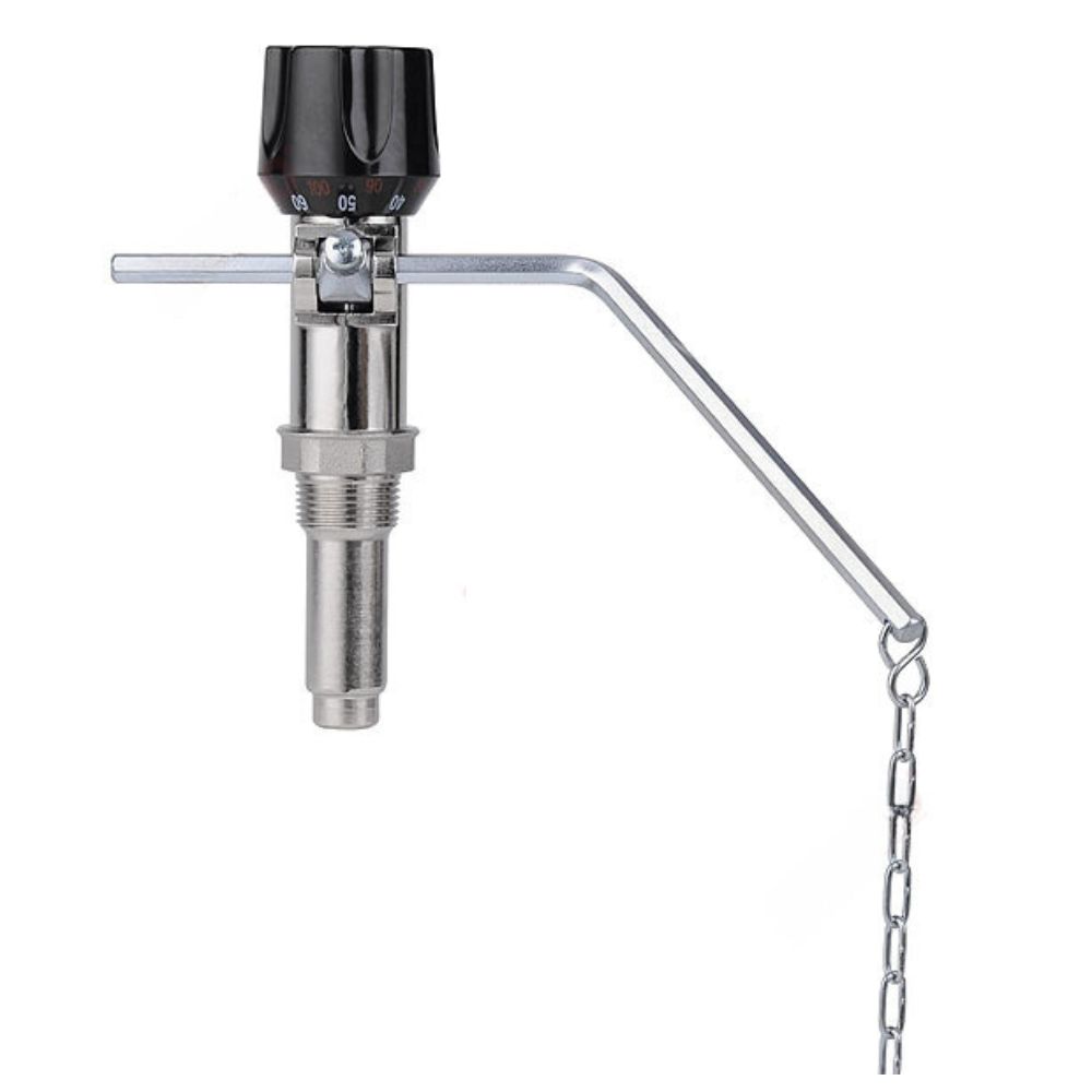 Thermostatic draft regulator for solid fuel boiler | Thermostats | Control Devices |
