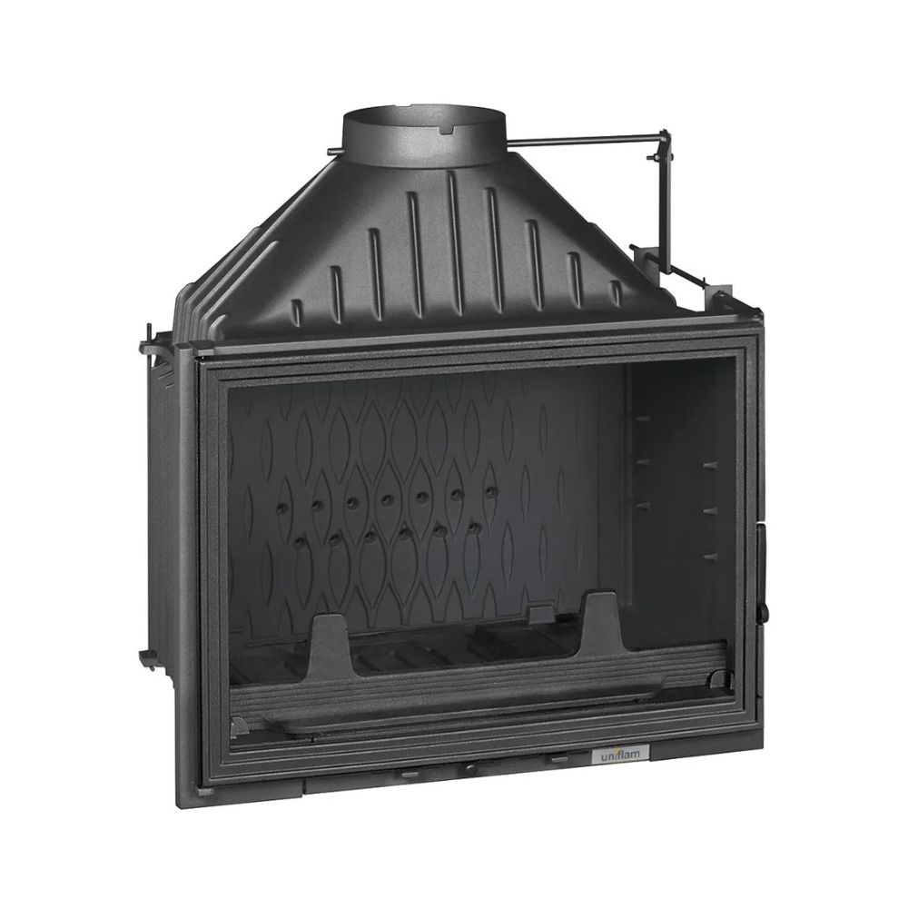 Kamīna kurtuve UNIFLAM 700 LUX ECO ar aizbīdni un gaisa padevi, 12 kW | Čuguna kamīni | Kamīni |