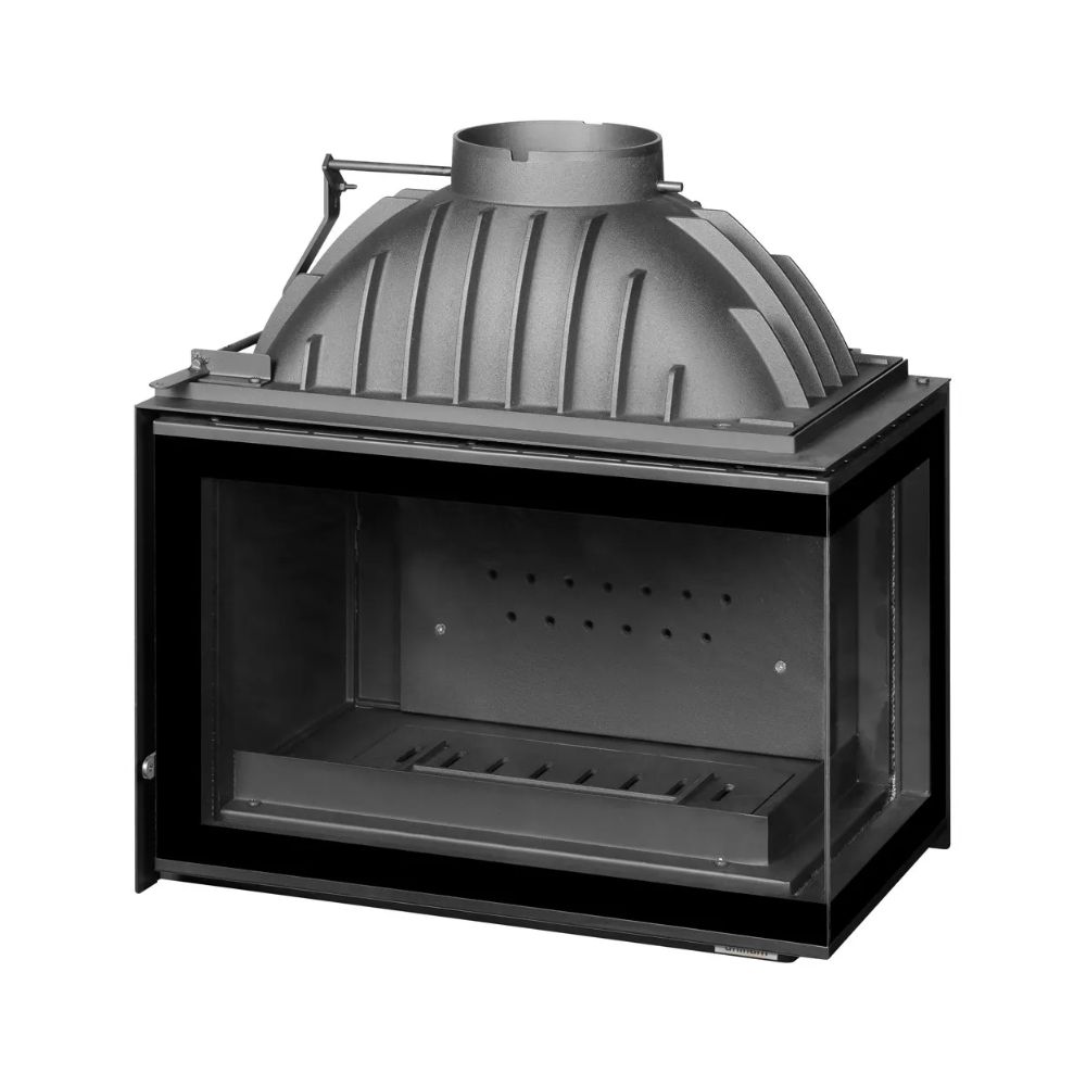 Kamīna kurtuve UNIFLAM 700 PLUS ECO ar aizbīdni, labā puse, 9 kW | Čuguna kamīni | Kamīni |