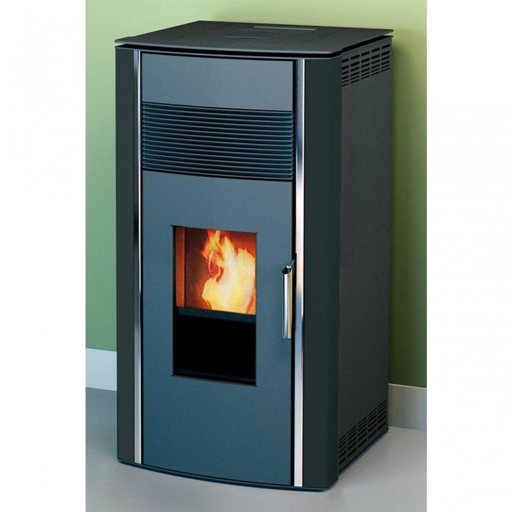 Granulu krāsns Alfa Plam Luca, Melns, 8 kW | Granulu krāsnis gaiss | Granulu krāsnis |