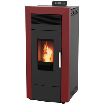Granulu kamīns ar centrālo apkuri Alfa Plam Commo, Bordo, 22.5 kW - Preču salīdzināšana