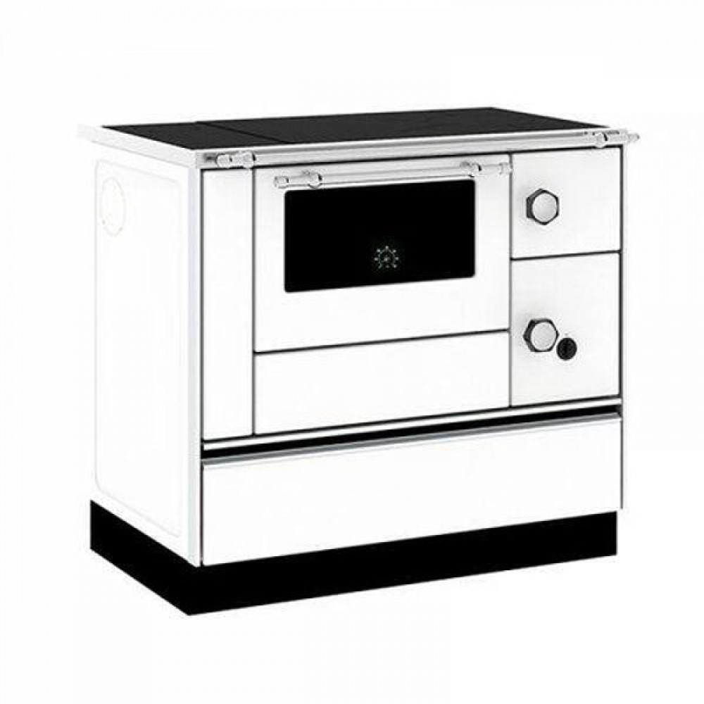 Malkas plīts Alfa Plam Alfa 90 H Favorit Balts Kreisais, 6.4kW | Malkas plītis | Malka |
