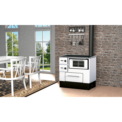 Malkas plīts Alfa Plam Regular 46 Balts Labā, 5kW - Preču salīdzināšana