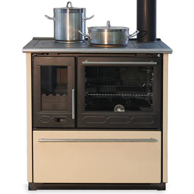 Malkas plīts Plamen 850 Glas N, 8kW - Malkas krāsnis