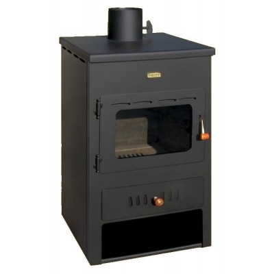 Malkas krāsns ar centrālapkuri Prity K1 W8, 13.1kW - Malkas krāsnis