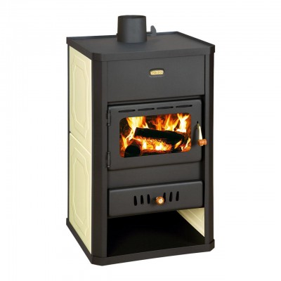 Malkas krāsns ar centrālapkuri Prity S1 W10, 13.3kW - Malkas krāsnis