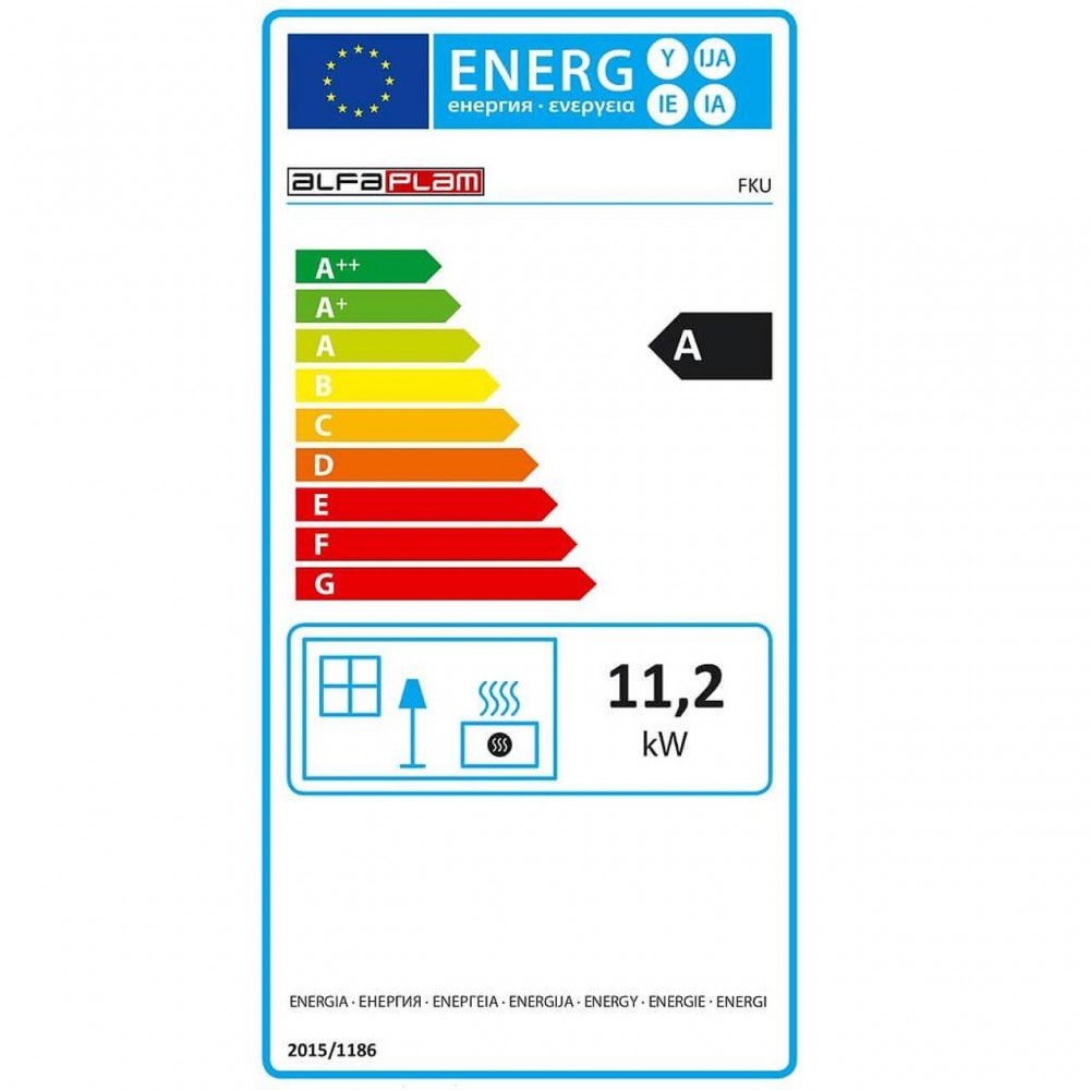 Iebūvējams kamīns Alfa Plam FKU, 11kW | Kamīni gaiss | Kamīni |