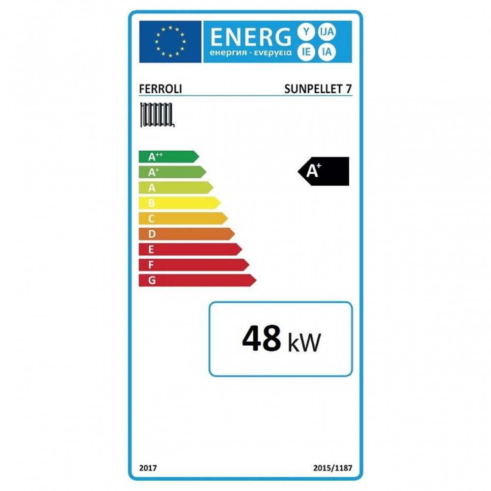 Granulu komplekts Ferroli SUN PELLET 7, 48 KW | Granulu komplekti | Granulas |