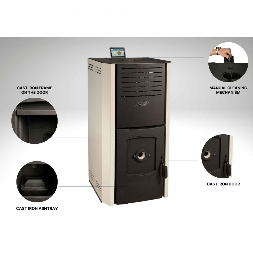 Granulu katls Balkan Energy Aurora B, 30 kW | Granulu katli | Granulas |