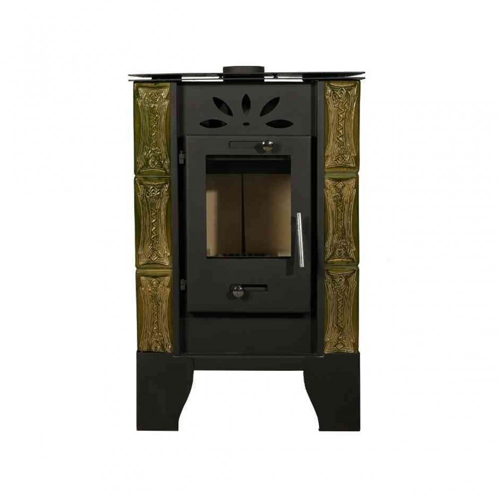 Malkas krāsns Horvat Thetford TK6-3 Oliivzaļš, 6.5 kW | Malkas krāsnis gaiss | Malkas krāsnis |