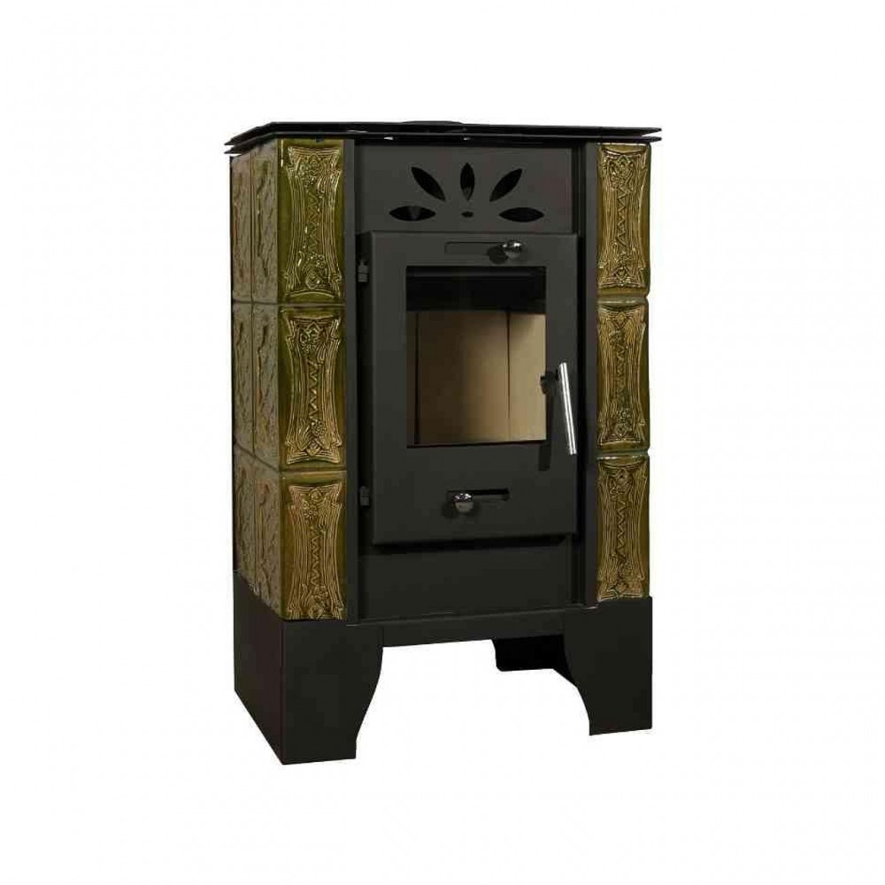 Malkas krāsns Horvat Thetford TK6-3 Oliivzaļš, 6.5 kW | Malkas krāsnis gaiss | Malkas krāsnis |