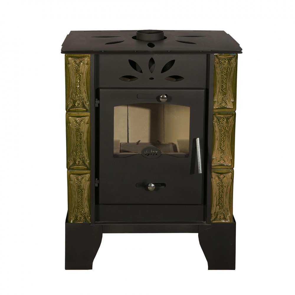 Malkas krāsns Horvat Thetford TK9-3, Zaļš, 9 kW | Malkas krāsnis gaiss | Malkas krāsnis |