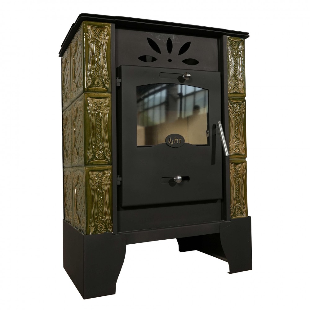 Malkas krāsns Horvat Thetford TK9-3, Zaļš, 9 kW | Malkas krāsnis gaiss | Malkas krāsnis |