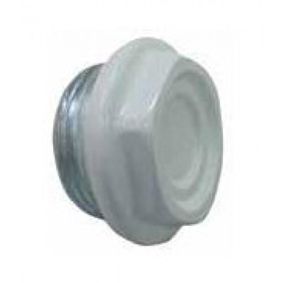 Aluminium radiator plug with siliconе gasket 1", Left/Right - Centrālā apkure