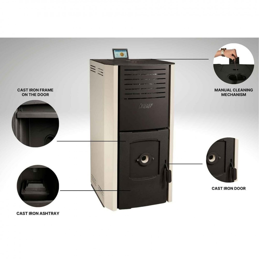 Granulu katls Balkan Energy Beatrice B, 20 kW | Granulu katli | Granulas |