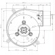 Dūmu nosūces ventilators SITGroup LN2 Natalini granulu krāsnīm Eco Spar, Adler un citām, Maksimālā gaisa plūsma 285 m³/h | Ventilatori un pūtēji | Katlu daļas |