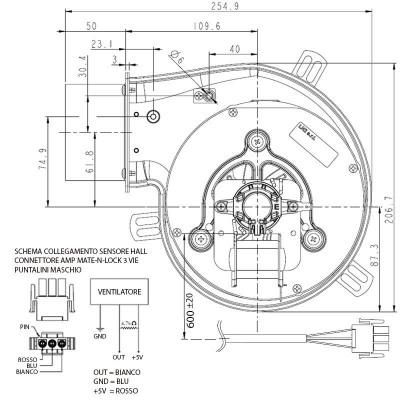 Dūmu nosūcējs granulu kamīniem Eco Spar, Nordica Extraflame, Palazzetti, Piazzetta, Sideros, Palladio un citiem ventilators 160m³/h 50W 300Pa - Preču salīdzināšana