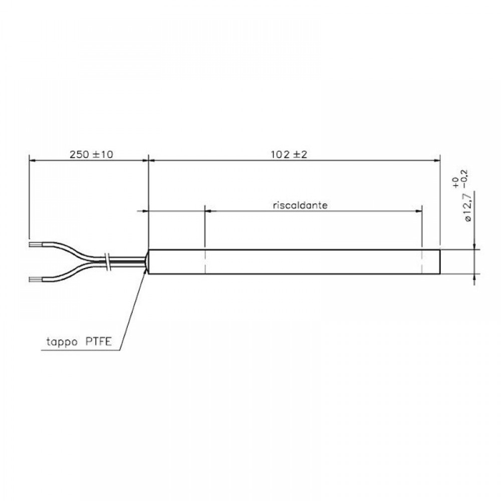 Aizdedze granulu krāsnīm Arce, Cadel, Eurofiamma, Eurosteack un citām, kopējais garums 101mm, 300W | Aizdedzes granulu krāsnīm | Granulu krāsns rezerves daļas |