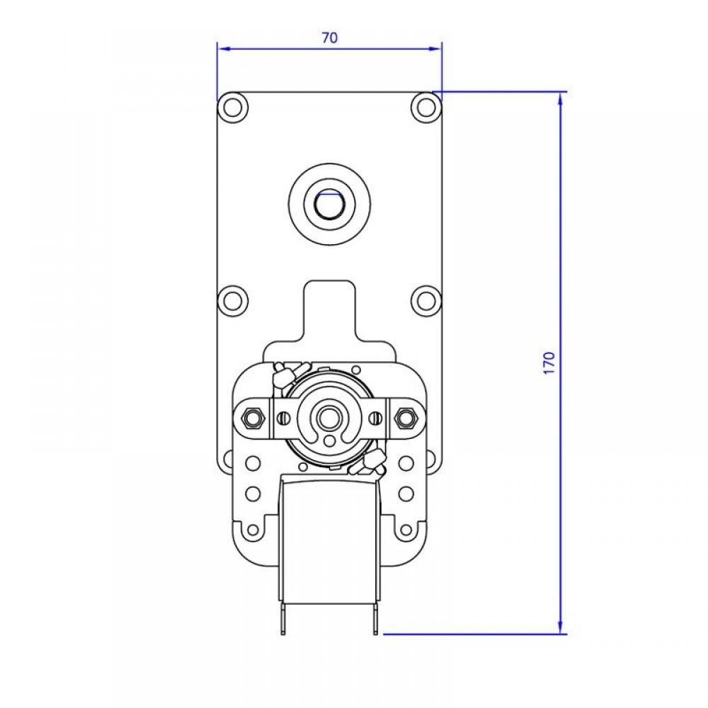 Zobratu motors Mellor FB1285, 3RPM granulu krāsnīm Clam un citiem | Zobratu motori | Granulu krāsns daļas |
