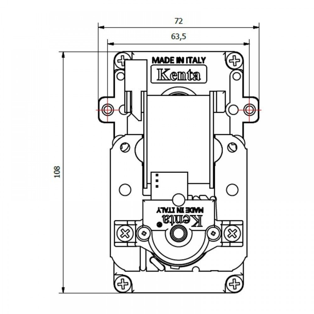 Zobratu motors Kenta K9115003, 1,5 RPM | Zobratu motori | Granulu krāsns daļas |